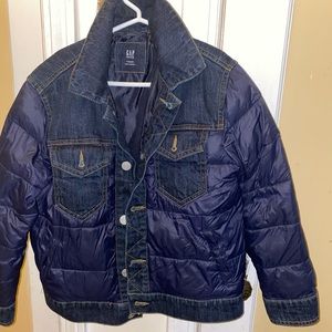 GAP DENIM/PUFFER